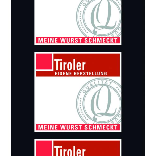 Top schwarz gerafft Kaliber 50/20m Tiroler Top 220 Serie