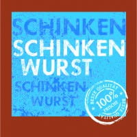 NaloBar braunmatt Schinkenwurst, Designklasse 58/21