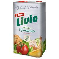 Livio Vitamin Klassik-Pflanzenöl reich an Vitamin E 5 l Dose