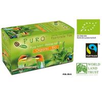 PURO Fairtrade Tee Reine Minze, 25 x 2g Packung