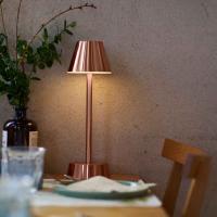 Duni LED-Lampe ZELDA rose gold kabellos