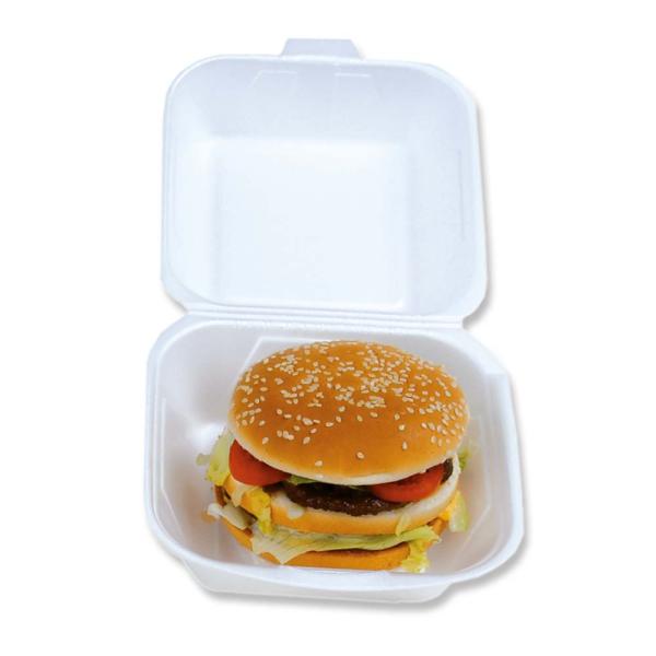 Hamburger Box weiß, 135x125x70 mm, 500 Stück