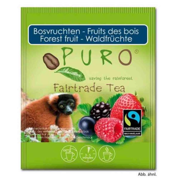 PURO Fairtrade Tee Waldfrucht, 25 x 2g Packung