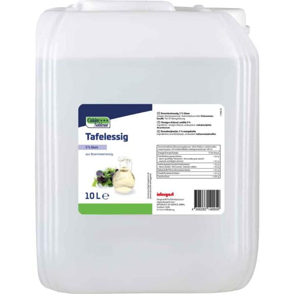 Cuisine Noblesse Tafelessig hell 5% 10 Ltr. Kanister