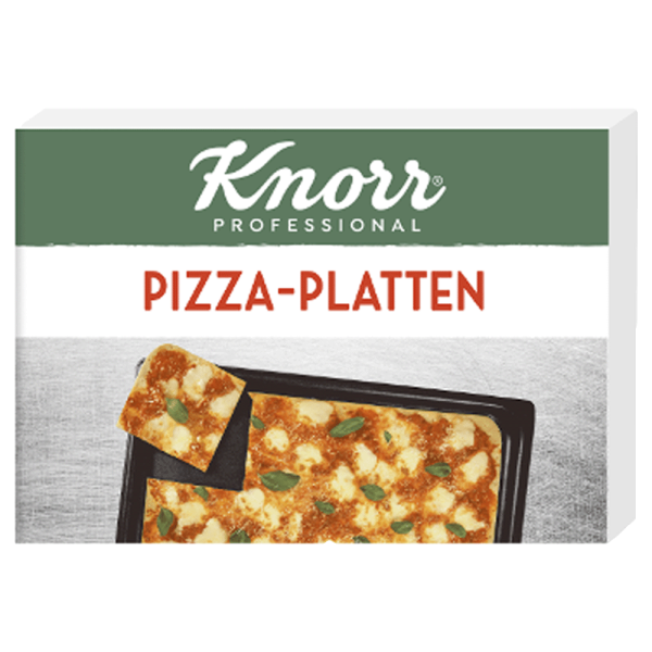 Knorr Pizzateig eckig 8 kg, 20 Stück im Karton