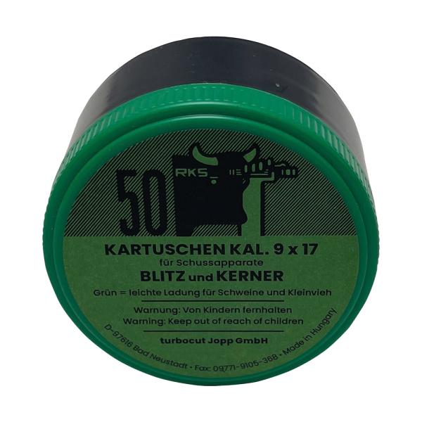 Munition Kerner Grün, 50 Stk/Schachtel