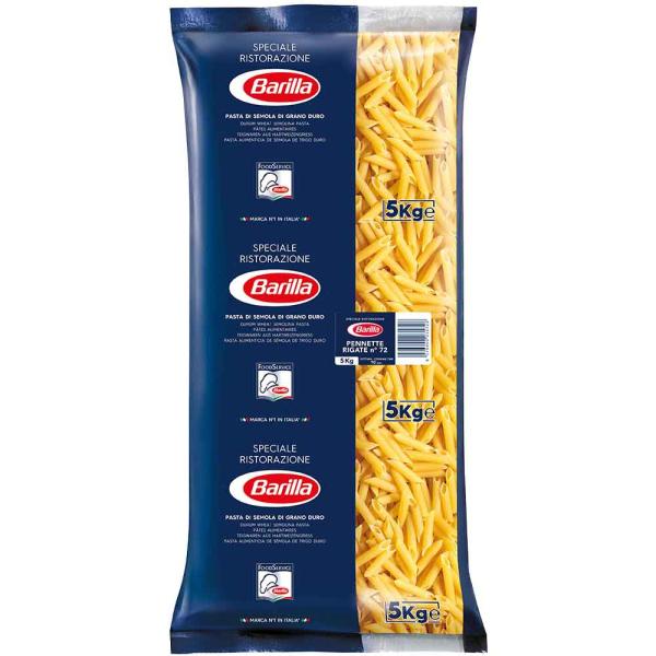 Barilla Pennette Rigate Nr. 72 5kg Beutel