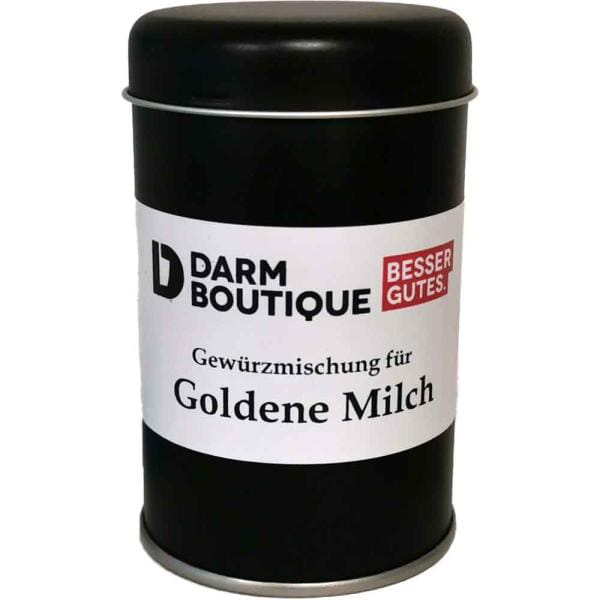 Darmboutique Goldene Milch Gewürzmischung 100g Streudose "Kurkuma Latte"