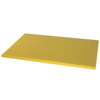 Schneidbrett gelb; Maße (BxTxH): 500x300x15mm