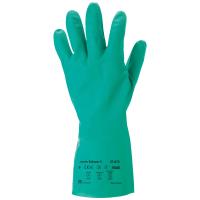 Handschuh "Solvex" grün aus Nitritlkautschuk Länge: 330 mm; Größe 9