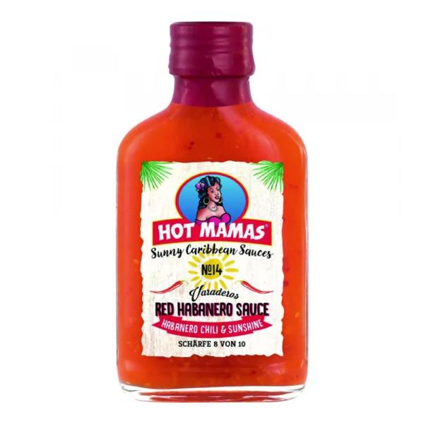 Hot Mamas Sunny Caribbean Sauces Red Habanero 195ml