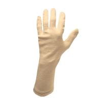 Unterzieh-Handschuhe, natur, rechts u. links 100% Baumwolle, ca. 33-35cm,