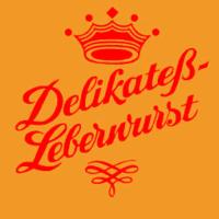 NaloTop gold gerafft 60/20m Delikatess-Leberwurst Krone-Motiv