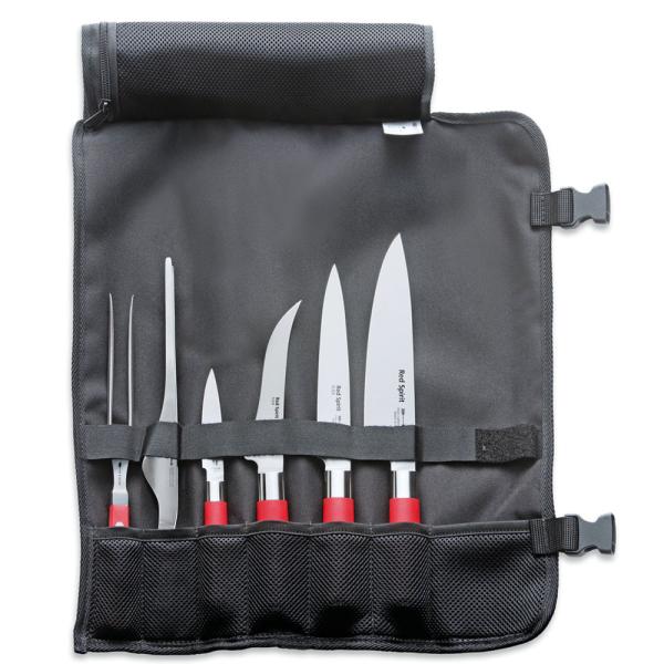 Dick Red Spirit Textil-Rolltasche mit 6-tlg. Messer-Set