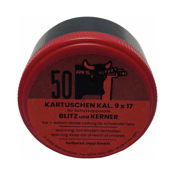 Munition Kerner Rot, 50 Stk/Schachtel