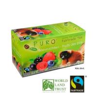PURO Fairtrade Tee Waldfrucht, 25 x 2g Packung